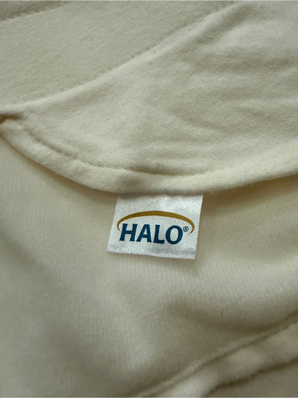 Halo Cream Baby Sleep Sack Swaddle with Front Zipper